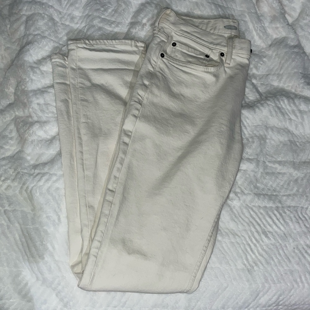 Cream jeans from Old Navy, size 30x32 in women’s